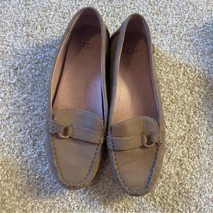 UGG Tan Leather Loafers